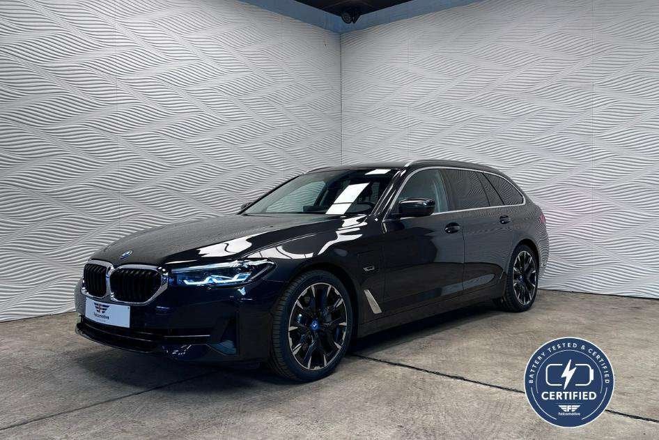 BMW 5-Serie e*PHEV*CARPLAY*CAMERA*TOURING*LAGE BIV!*, Autos, Argent ou Gris, 42 g/km, Euro 6, Entreprise