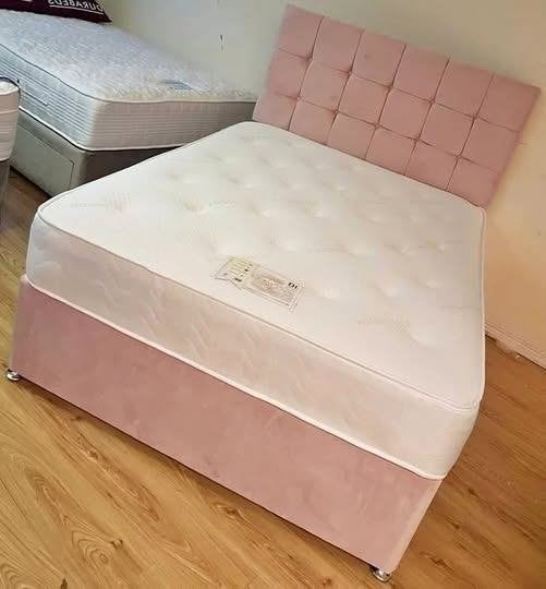 Lit avec matelas — Paiement à la livraison, Maison & Meubles, Chambre à coucher | Lits, Neuf, Autres dimensions, Autres couleurs