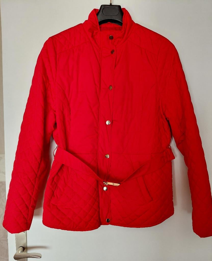 Jas maat 46, Kleding | Dames, Jassen | Zomer, Ophalen of Verzenden, Zo goed als nieuw, Rood, Maat 46/48 (XL) of groter