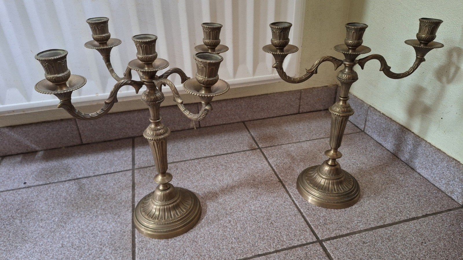 Paire de candélabres, Antiquités & Art, Enlèvement