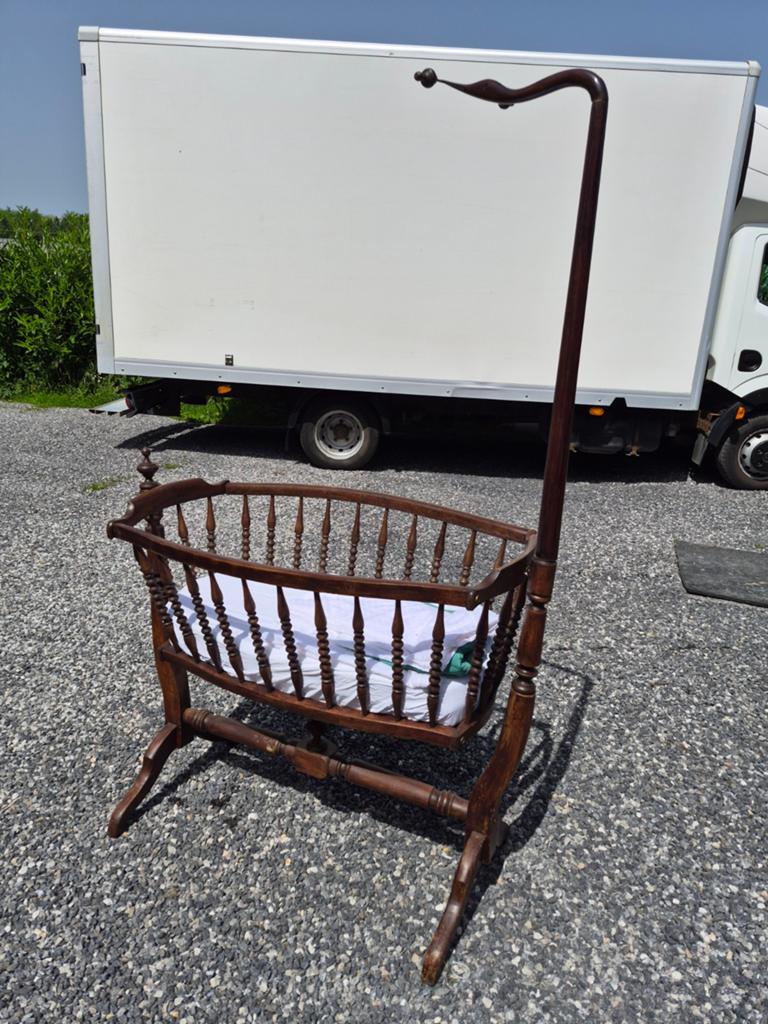 Berceau ancien en bois, Enfants & Bébés, Enlèvement, Berceau