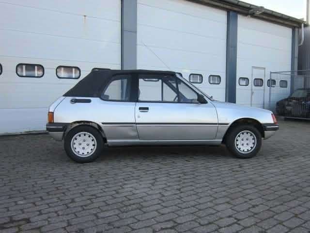 peugeot 205 cabriolet 1.4, Autos, Argent ou Gris, Achat, Entreprise, Cabriolet