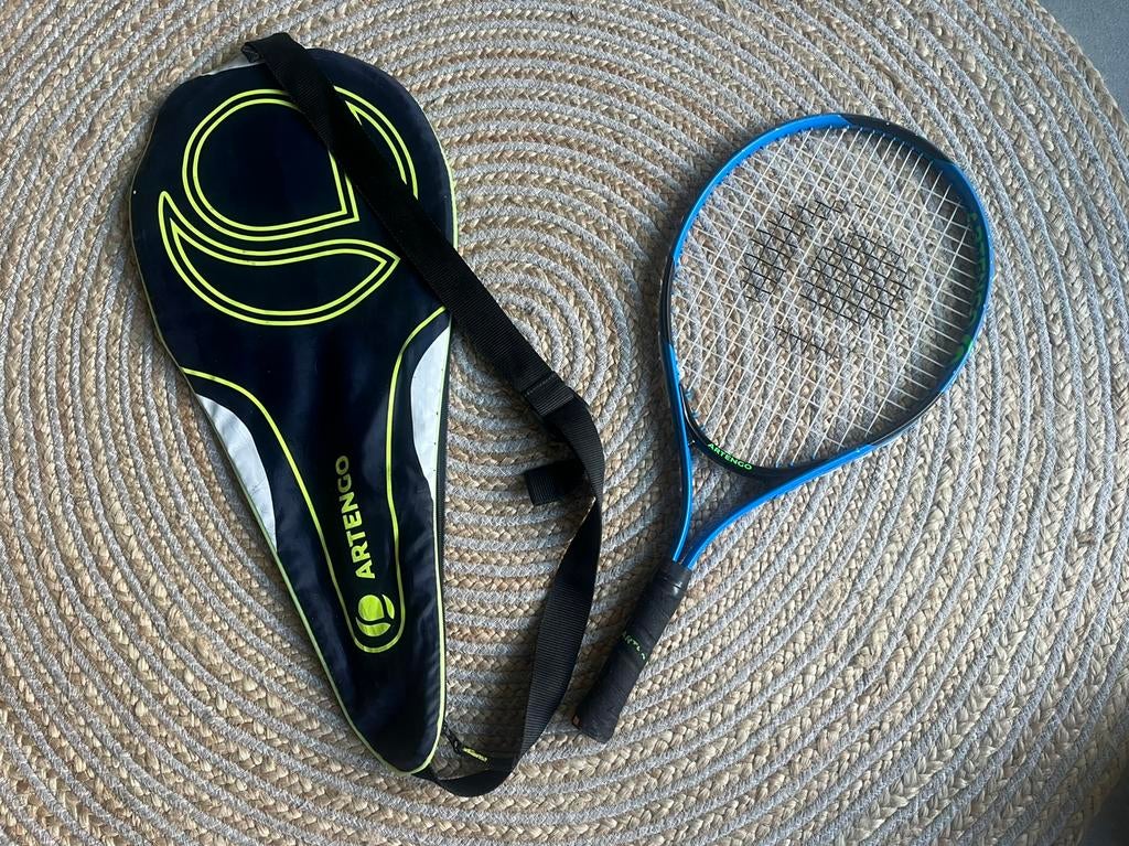 Raquette tennis enfant (taille 23) ARTENGO + housse, Sports & Fitness, Enlèvement, Comme neuf, Raquette, Autres marques