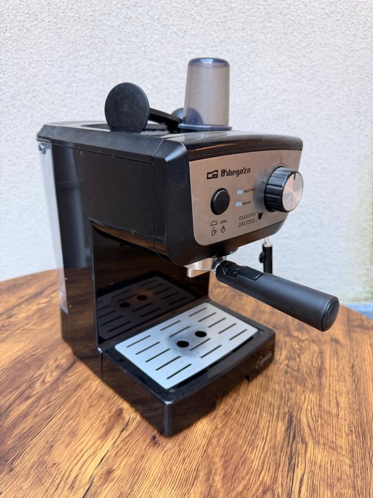 Orbegozo EX 5000 espressomachine 20 bar | complete set, Gebruikt, Espresso apparaat, Gemalen koffie, Ophalen of Verzenden