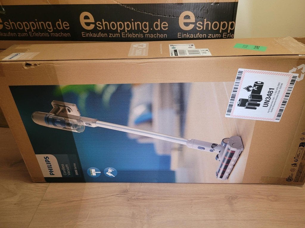 aspirateur sans fil avec chargeur, Electroménager, Enlèvement ou Envoi, Philips, Réservoir, Aspirateur balai