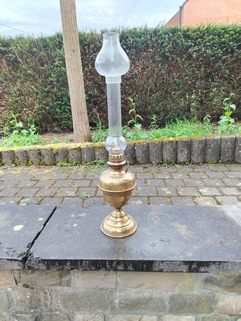 Petroleum sierlamp, Ophalen