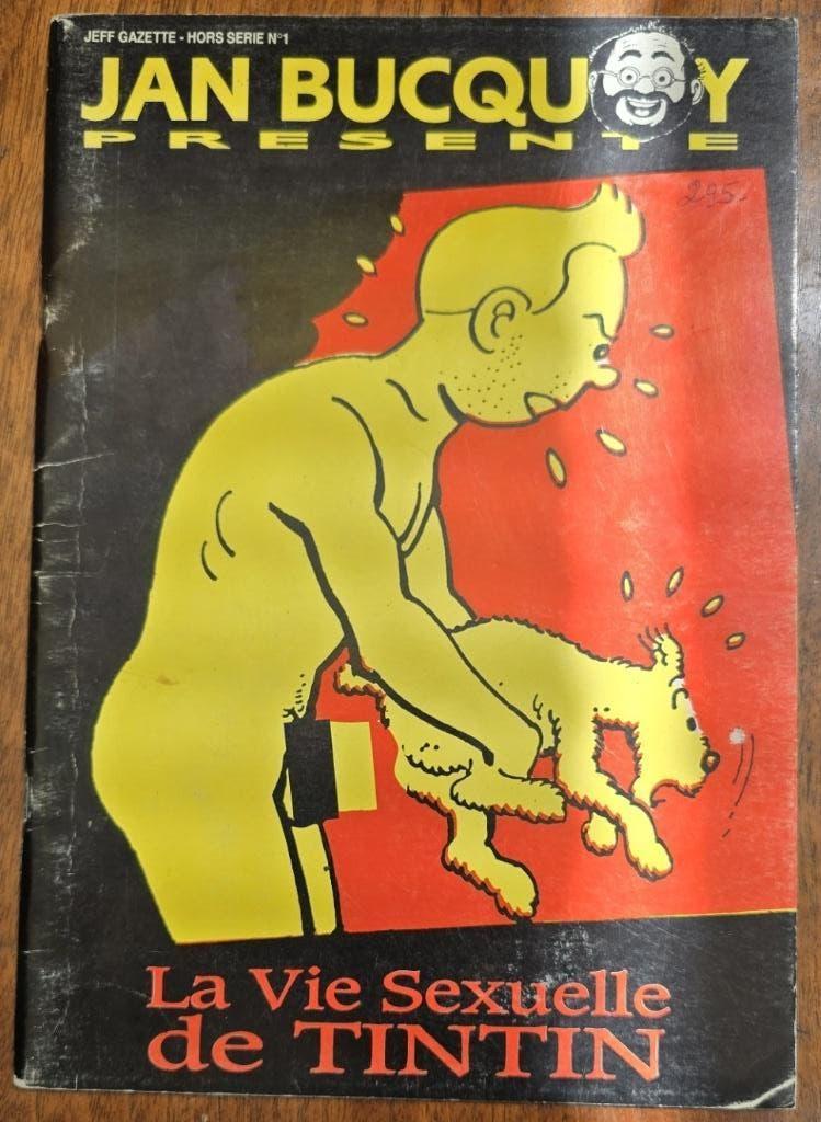 Jan Bucquoy B.D. La vie sexuelle de Tintin, Ophalen of Verzenden, Gelezen, Jan Bucquoy