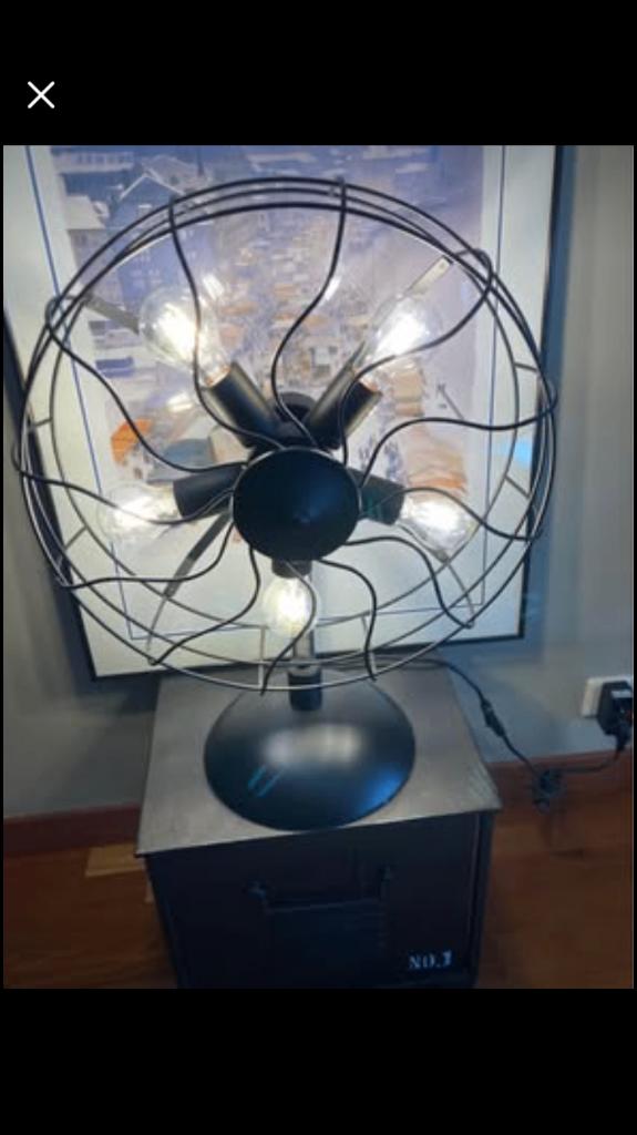 Lampe style INDUSTRIEL, Ophalen, Zo goed als nieuw, Metaal, Industriel