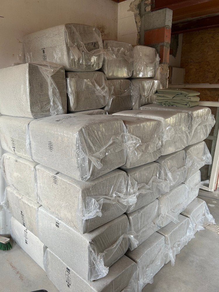 Cellulose isolatie vlokken 12,5 kg/pak, Ophalen, Nieuw