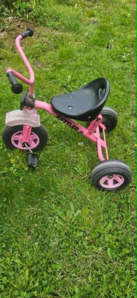 Kettler driewieler (roze), Fietsen en Brommers, Ophalen, Gebruikt, Terugtraprem, Kettler