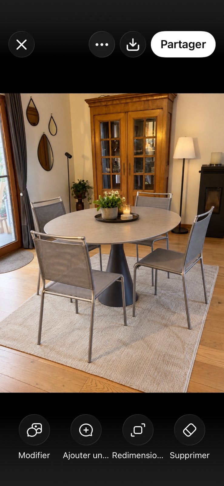 4 chaises Calligaris design italien légères et empilables, Gris, Enlèvement, Utilisé, Quatre