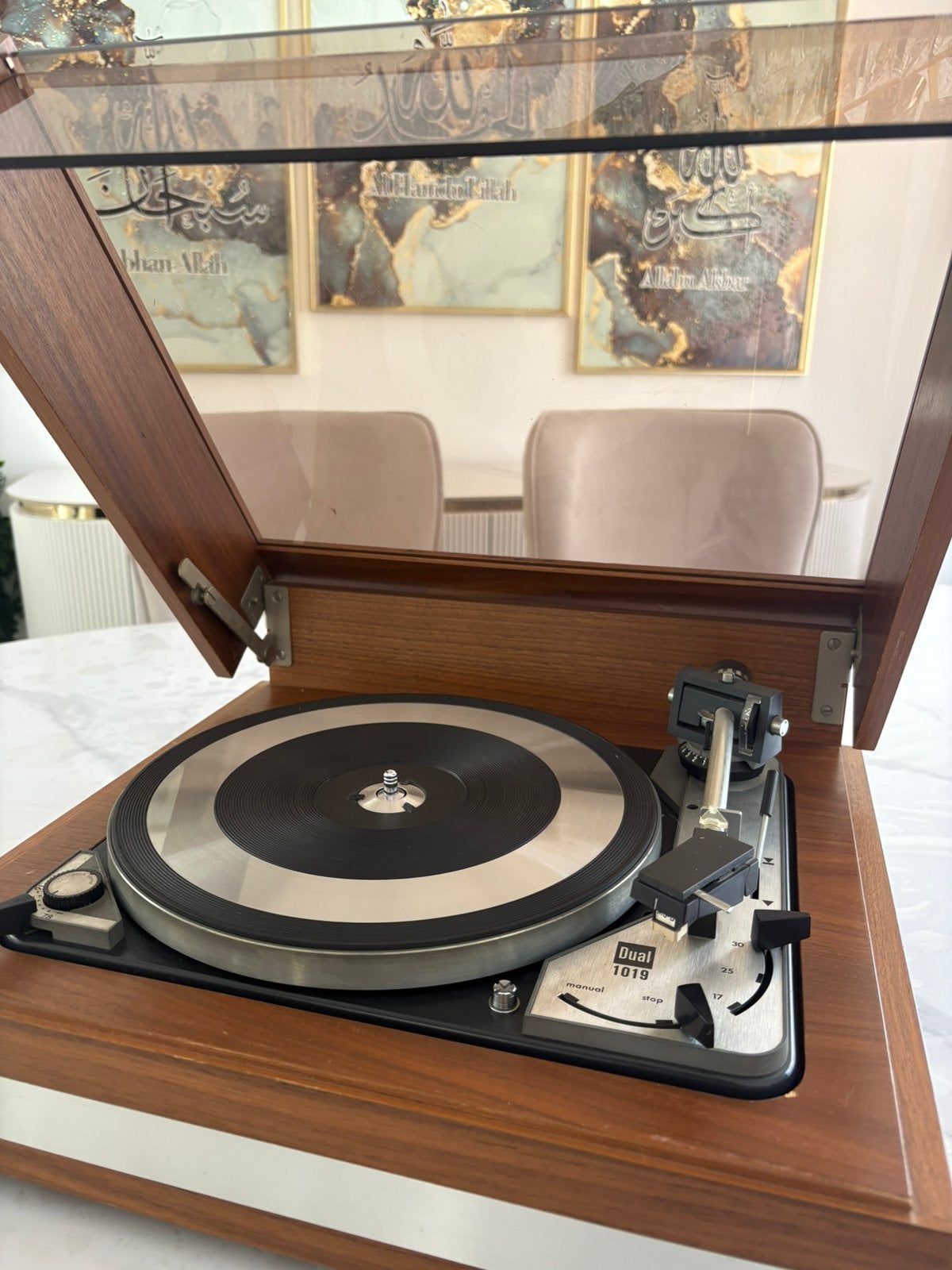 Platenspeler dual 1019 in uitstekende nieuwstaat, Enlèvement ou Envoi, Comme neuf, Tourne-disque, Dual