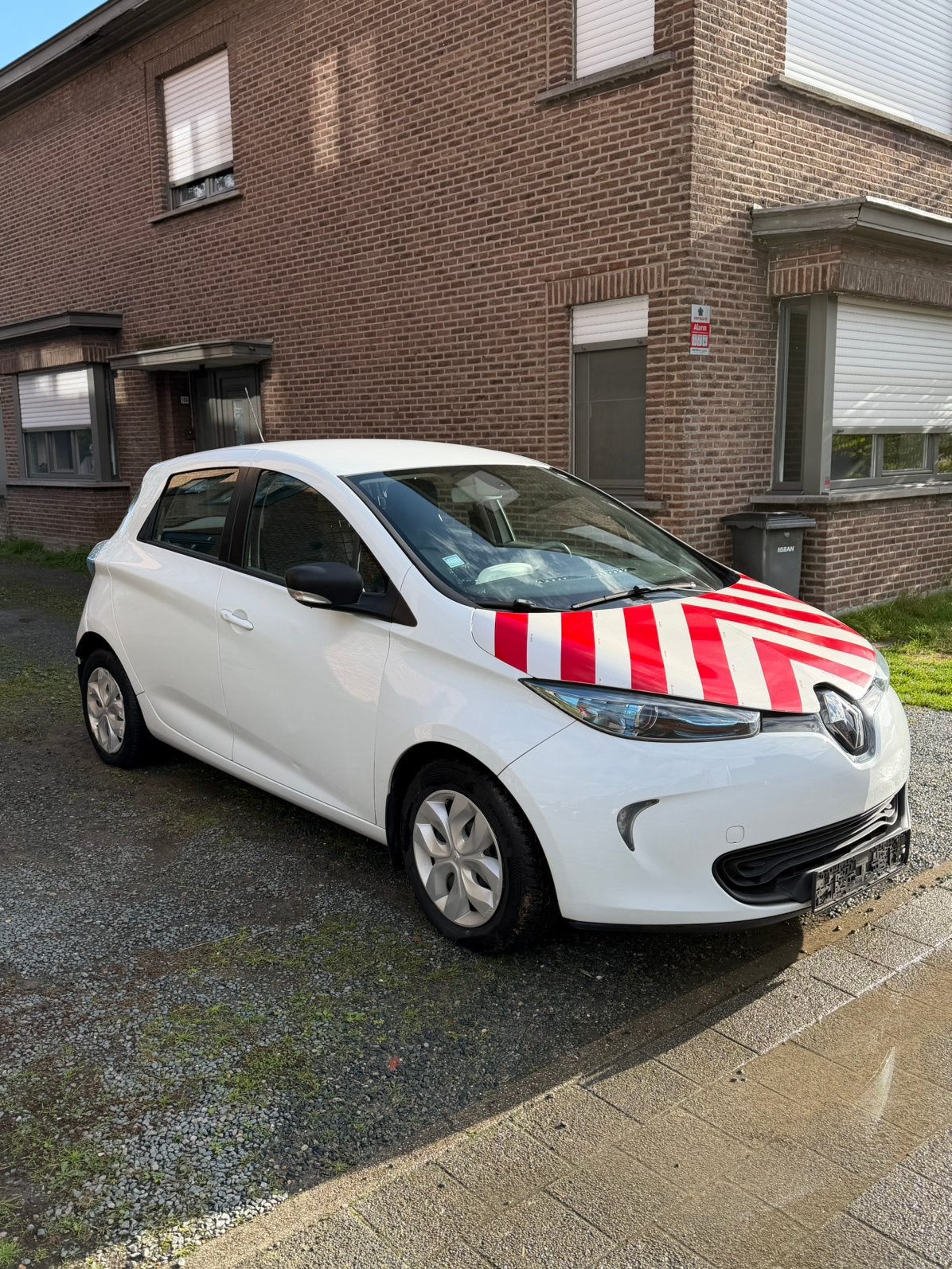 Renault Zoe Elektrisch / lichte vracht / BTW wagen /, Auto's, Voorwielaandrijving, Stof, Zwart, Bluetooth