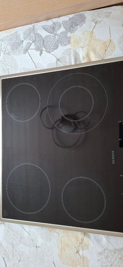 Vitroceramische kookplaat, 60 x 60 cm, Elektronische apparatuur, Kookplaten, Ophalen, Gebruikt, Keramisch, 4 kookzones