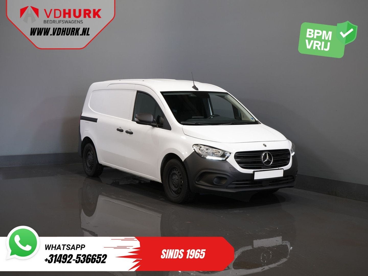 Mercedes-Benz Citan 110 CDI L2 Aut. 3Pers./ Stoelverw./ Carp, Automaat, Wit, Mercedes-Benz, Bedrijf