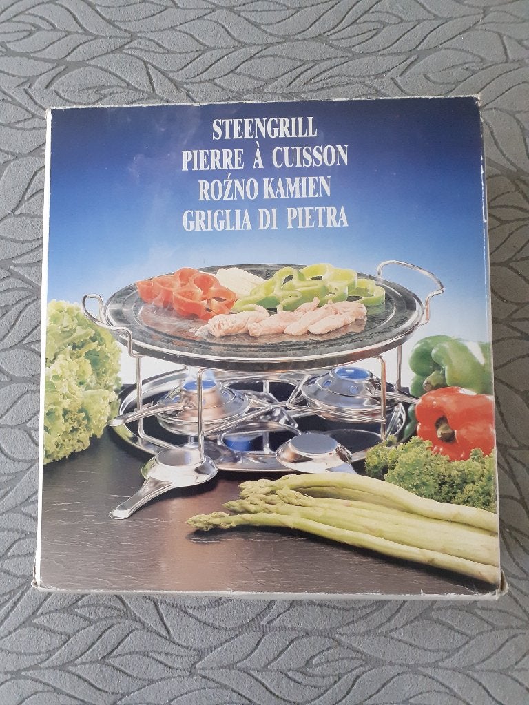 PIERRADE A CUISSON FONCTIONNANT AVEC DES BOUGIES CHAUFFANTES, Enlèvement, Neuf