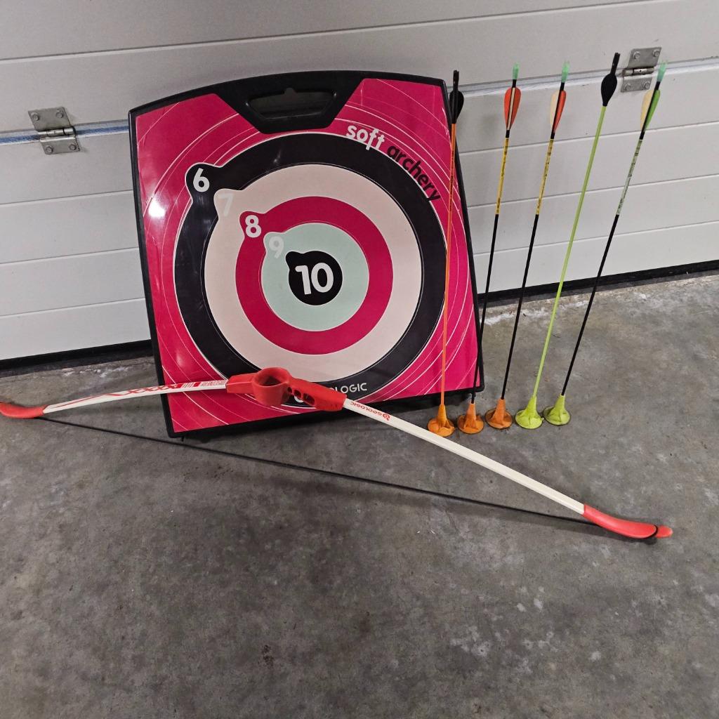 BOOGSCHIETSET SOFTARCHERY, Ophalen, Gebruikt