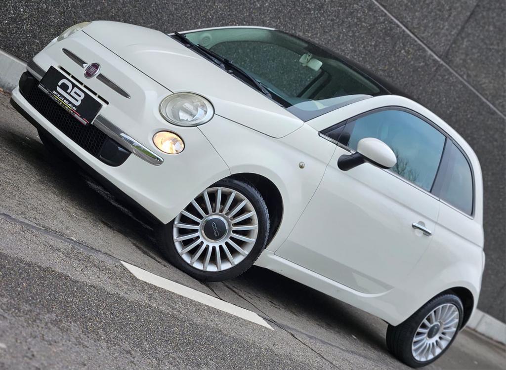 *** Fiat 500 - 1.3 JTD - Euro 5 - Pano - USB - EXPORT **, Auto's, Euro 5, Dex, Wit, Bedrijf
