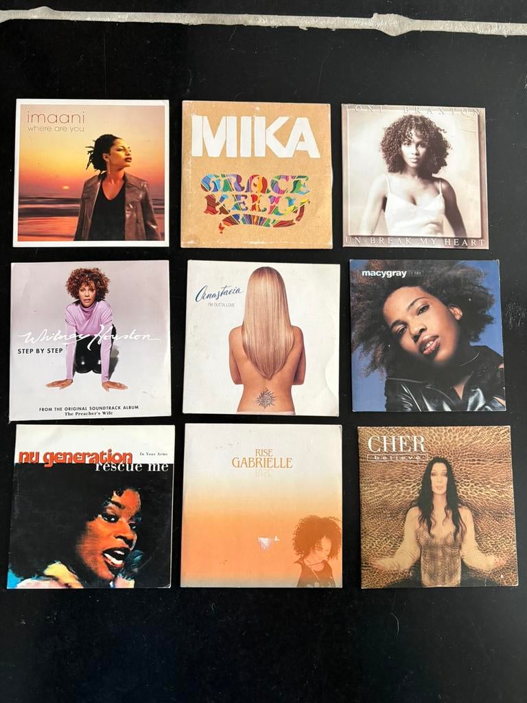 9 CD uniques, 1 single, Enlèvement ou Envoi
