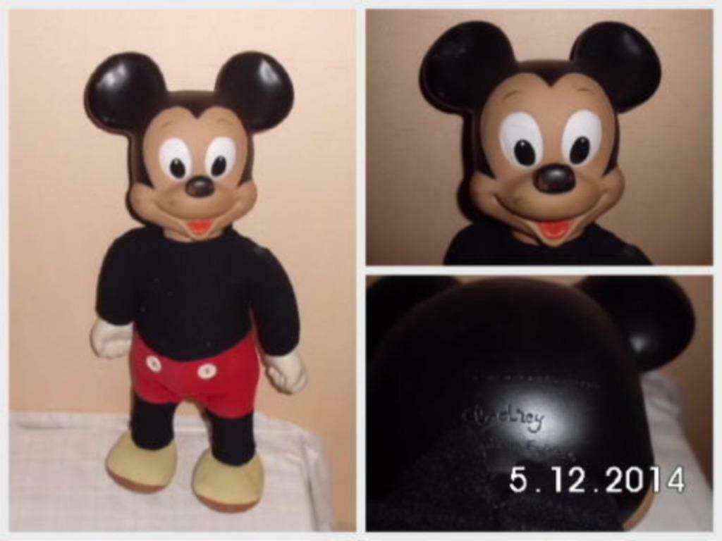 Mickey qui marche DISNEY 1972 VINTAGE CLODREY, Enlèvement ou Envoi, Mickey Mouse, Utilisé, Peluche