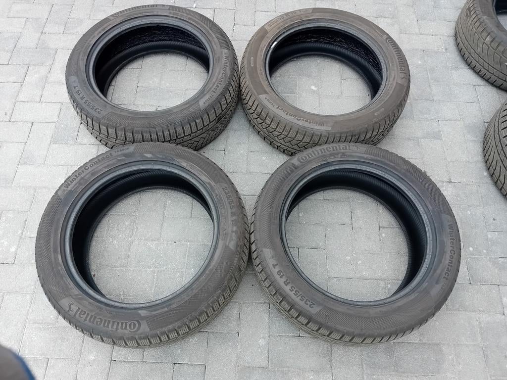 Winterbanden 4x Continental Seal 235 55 R19 101T 7-8mm ❄️, Ophalen, Zo goed als nieuw