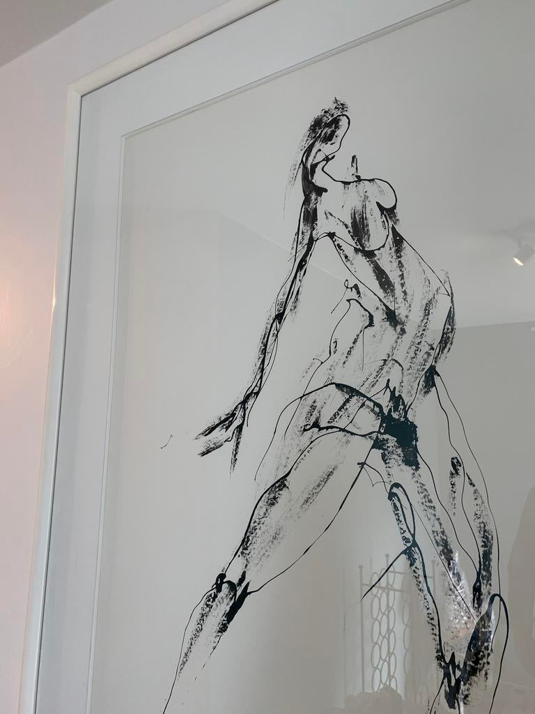Schilderij ‘dripping’ Rudi Pillen, Antiek en Kunst, Ophalen