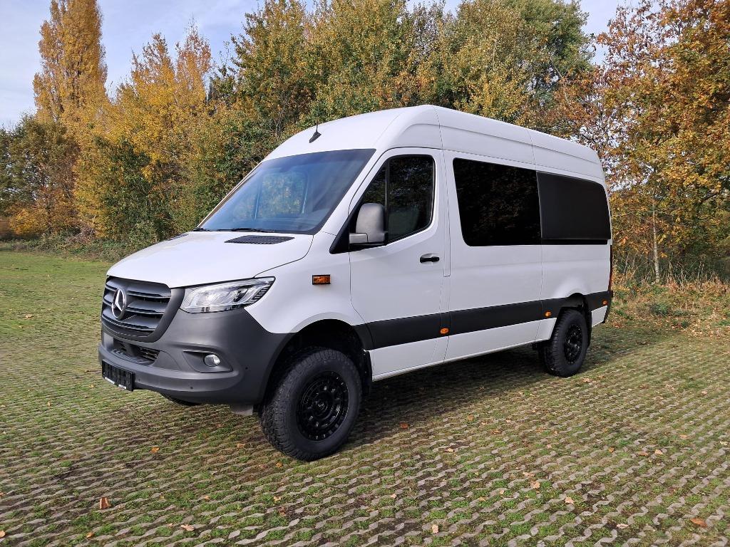 Mercedes sprinter 4x4 cascocamper (62950+btw), Automaat, Buscamper of Camperbus, Navigatie, Mercedes-Benz