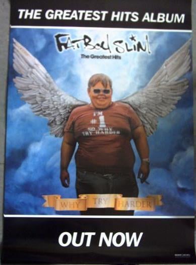 affiche/poster - Fatboy Slim - Why try harder, Ophalen of Verzenden, Nieuw