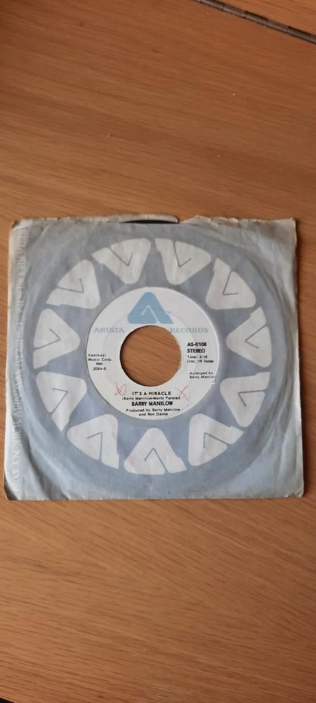 Barry Manilow, It's a miracle, Ophalen of Verzenden, Zo goed als nieuw, Single