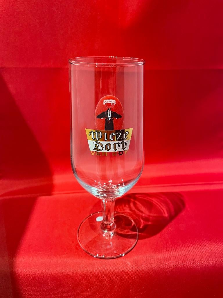 bierglas Wieze Dort Van Roy, Verzamelen, Ophalen of Verzenden, Gebruikt, Bierglas