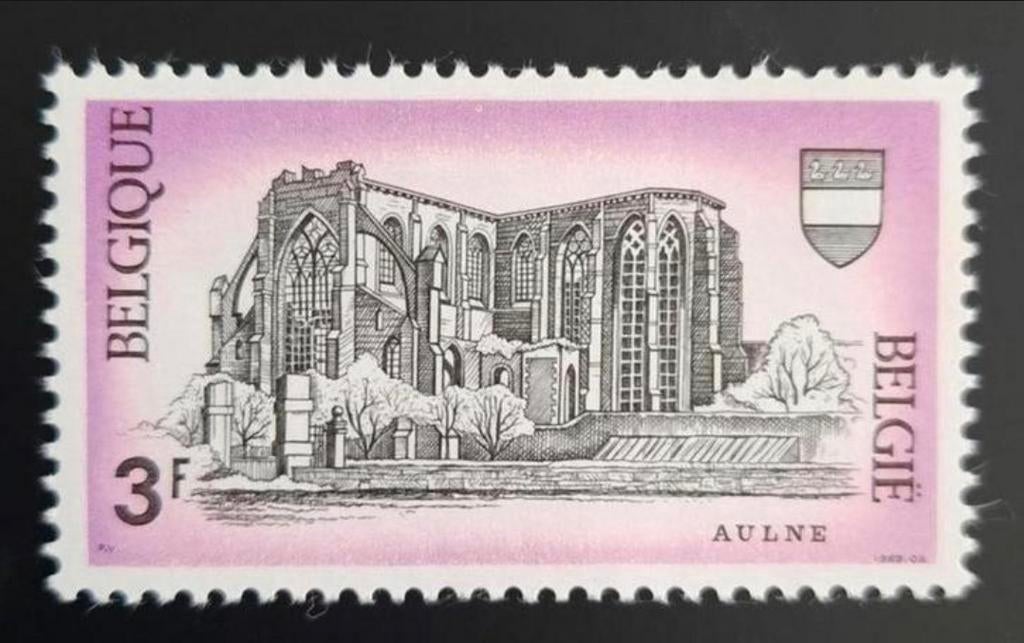 Belgique : COB 1483 ** Abbaye d'Aulne 1969., Sans timbre, Neuf, Enlèvement ou Envoi, Non oblitéré