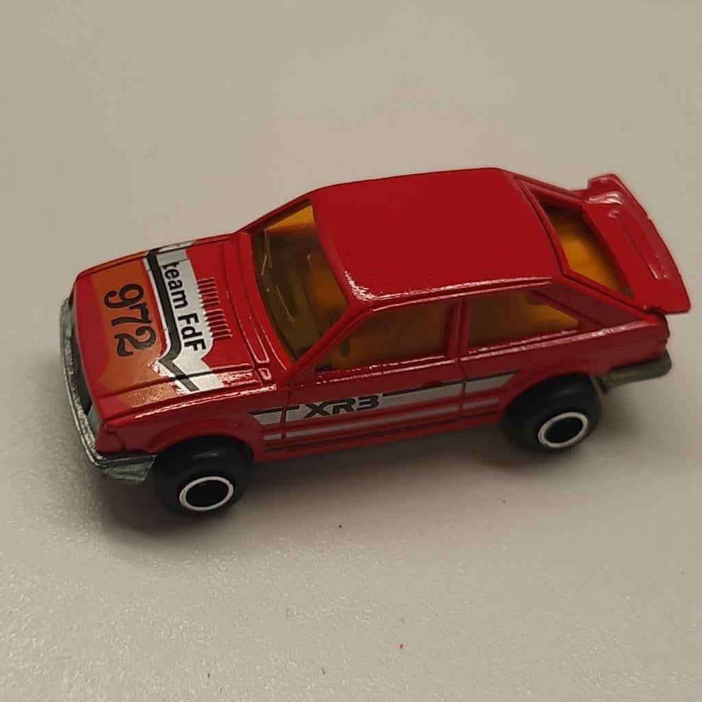 MAJORETTE nr 212: FORD ESCORT XR 3 *VINTAGE*TOP*, Ophalen, Zo goed als nieuw, Auto, Majorette