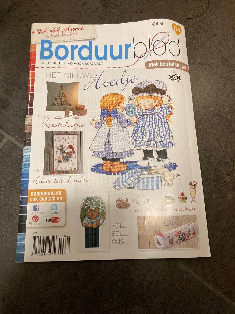 boek Hobbyblad met patronen 50 blz kruissteek 2 euro, Hobby en Vrije tijd, Verzenden, Nieuw