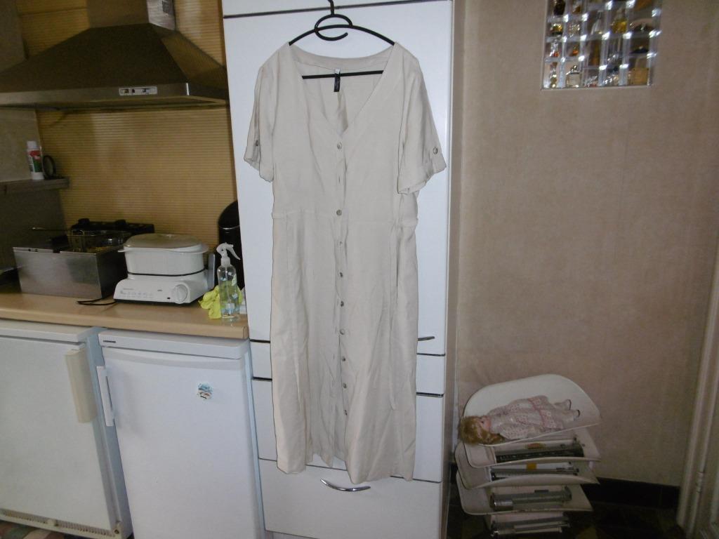 kledij dames lang kleed 42 merk "bluebay" beige, Taille 42/44 (L), Enlèvement ou Envoi, Beige, Comme neuf
