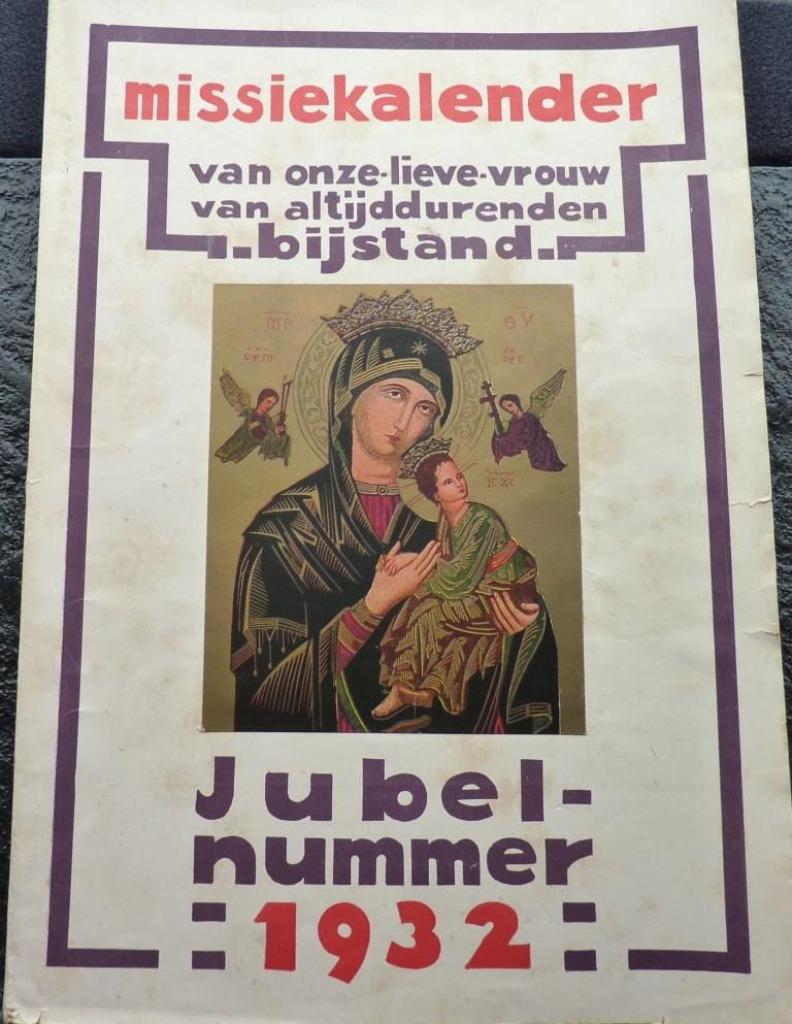 Missiekalender 1932, Antiek en Kunst, Antiek | Religieuze voorwerpen, Ophalen of Verzenden