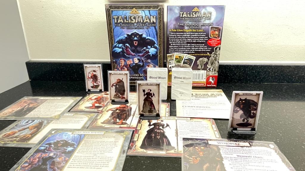 Talisman: The Blood Moon Expansion, Vijf spelers of meer, Ophalen of Verzenden, Zo goed als nieuw, Pegasus Spiele
