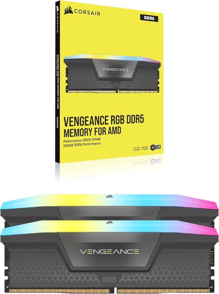 DDR5 6000mhz 2x32Gb, onder 1jaar oud, 64 GB of meer, 64 GB, Ophalen of Verzenden, Zo goed als nieuw