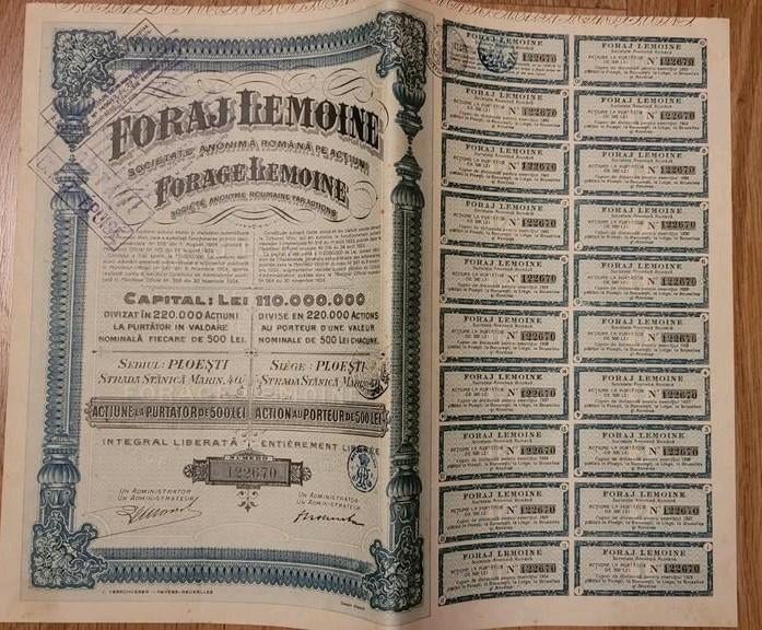 Foraj Lemoine SA, Enlèvement ou Envoi