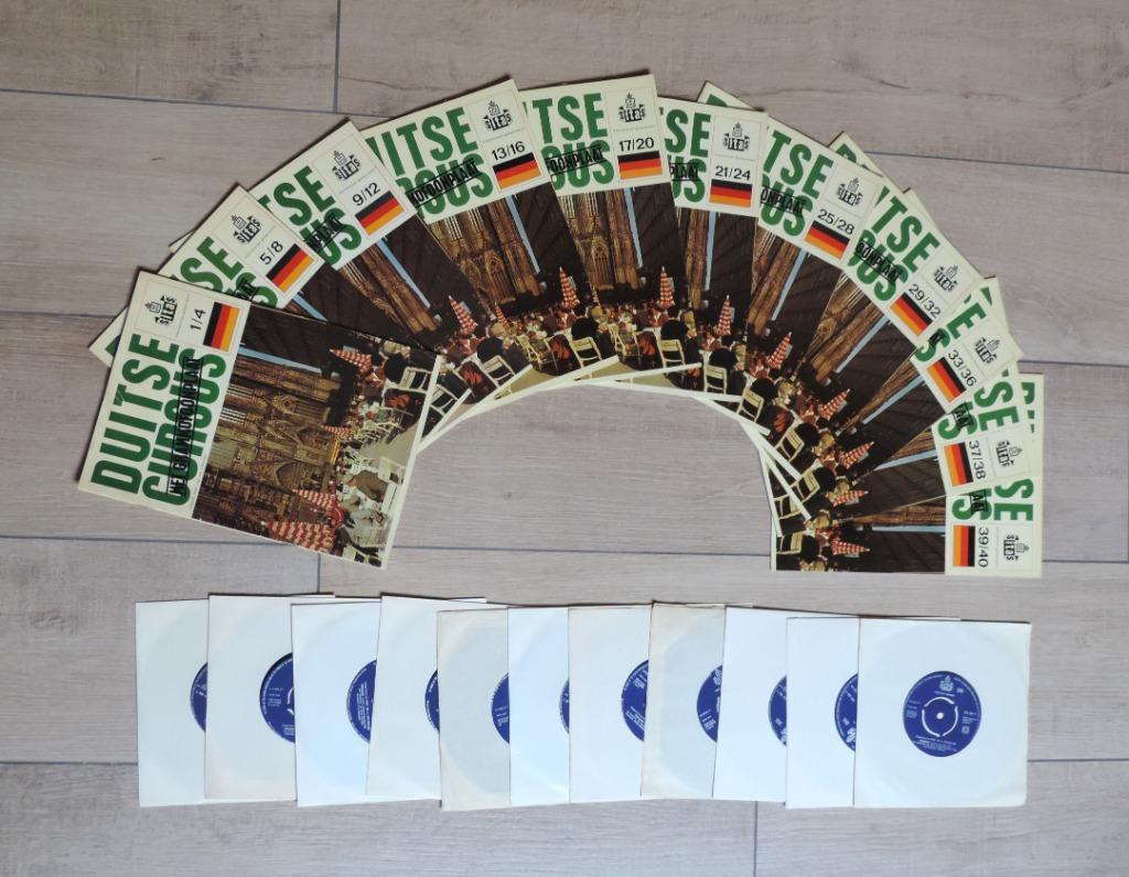 vintage taalcursus Duits met LP’s, Ophalen of Verzenden, Gebruikt