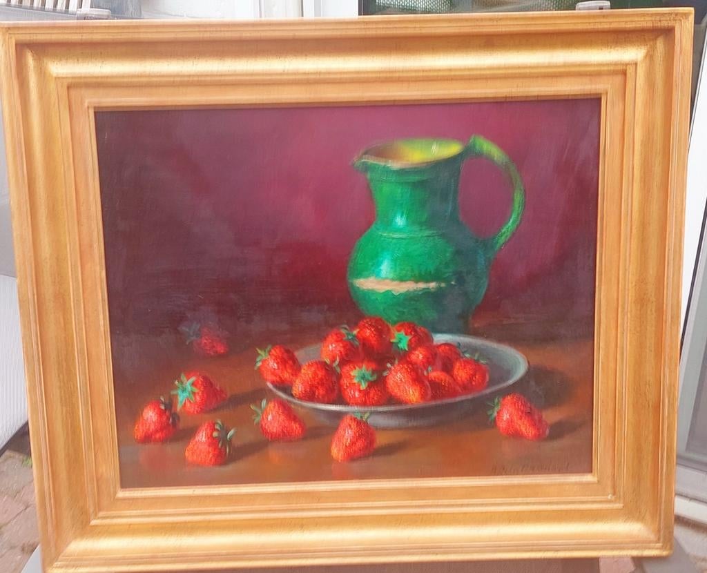 Alfons Waterschoot. Origineel schilderij olieverf.Uistekend., Antiek en Kunst, Ophalen