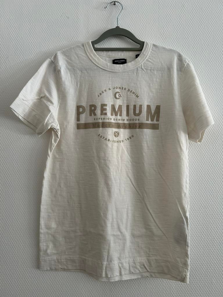 Ecru t-shirt Jack & Jones maat XS, Vêtements | Hommes, T-shirts, Enlèvement ou Envoi, Jack&Jones, Comme neuf, Blanc
