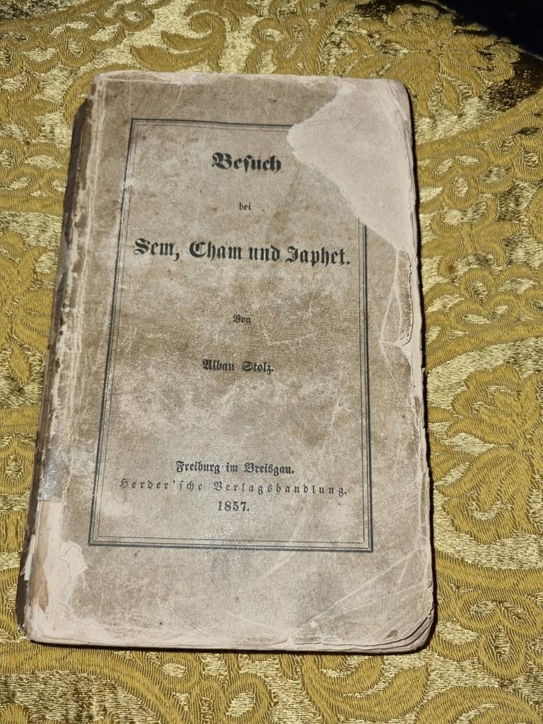 Duits boek in gotisch schrift 1857, Ophalen of Verzenden, Mban Stolz
