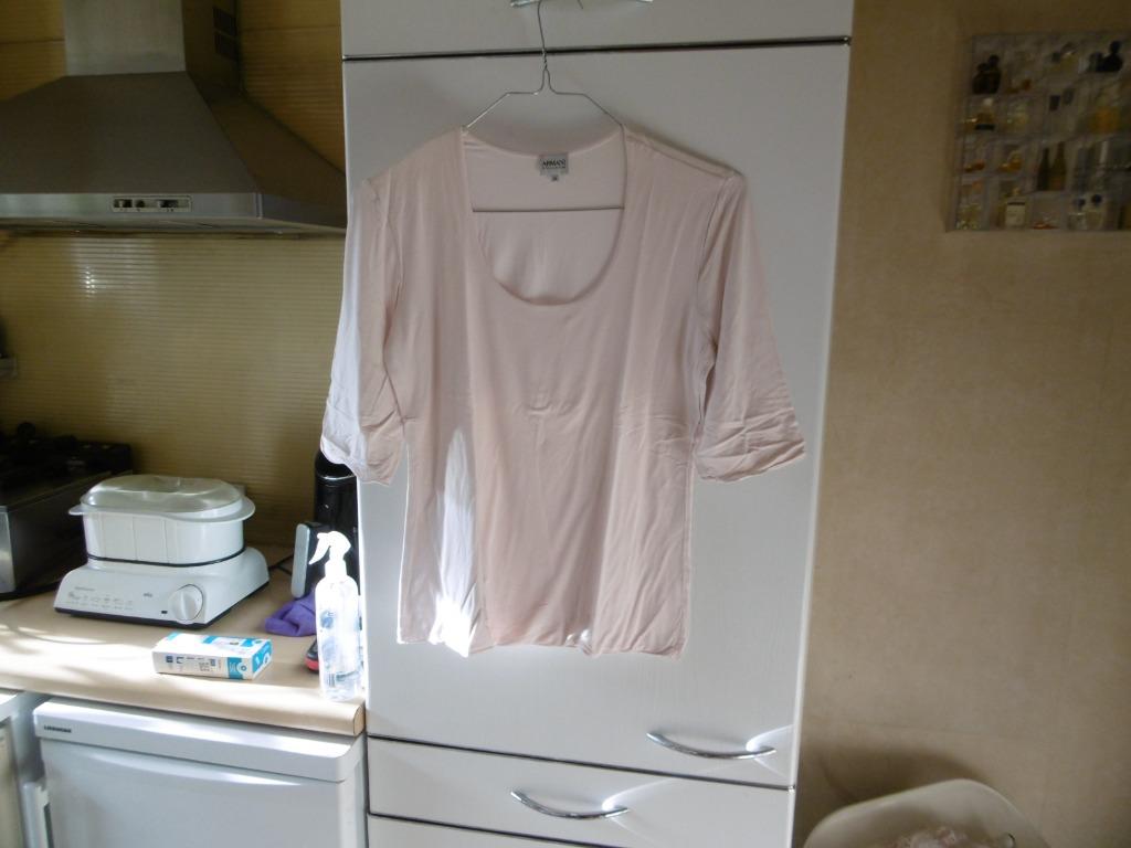 kledij dames shirt, maat 46, zalmroze, merk armani, Kleding | Dames, Armani, Maat 46/48 (XL) of groter, Ophalen of Verzenden, Zo goed als nieuw