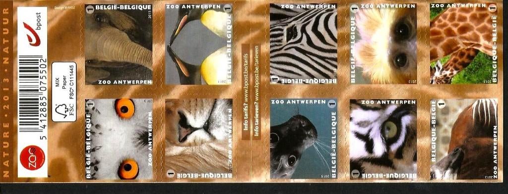 2013 Natuur Zoo Antwerpen OBP B 140**, Postzegels en Munten, Postzegels | Europa | België, Orginele gom, Ophalen of Verzenden