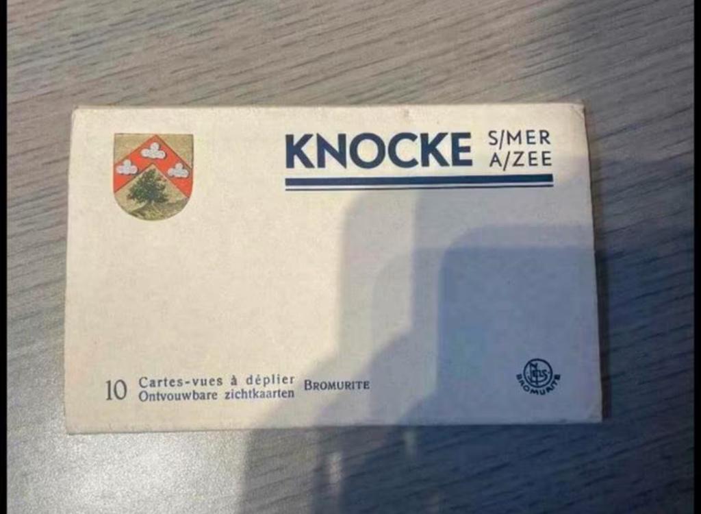 10 ontvouwbare zichtkaarten Knocke aan zee. Knokke., Ophalen of Verzenden