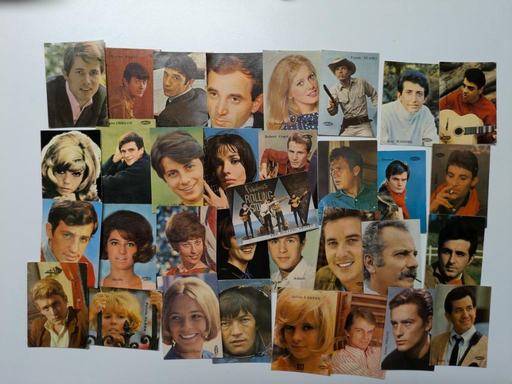 SAMO CHIPS CARTES STARS DU CINÉMA ET DE LA MUSIQUE, 33X, Envoi