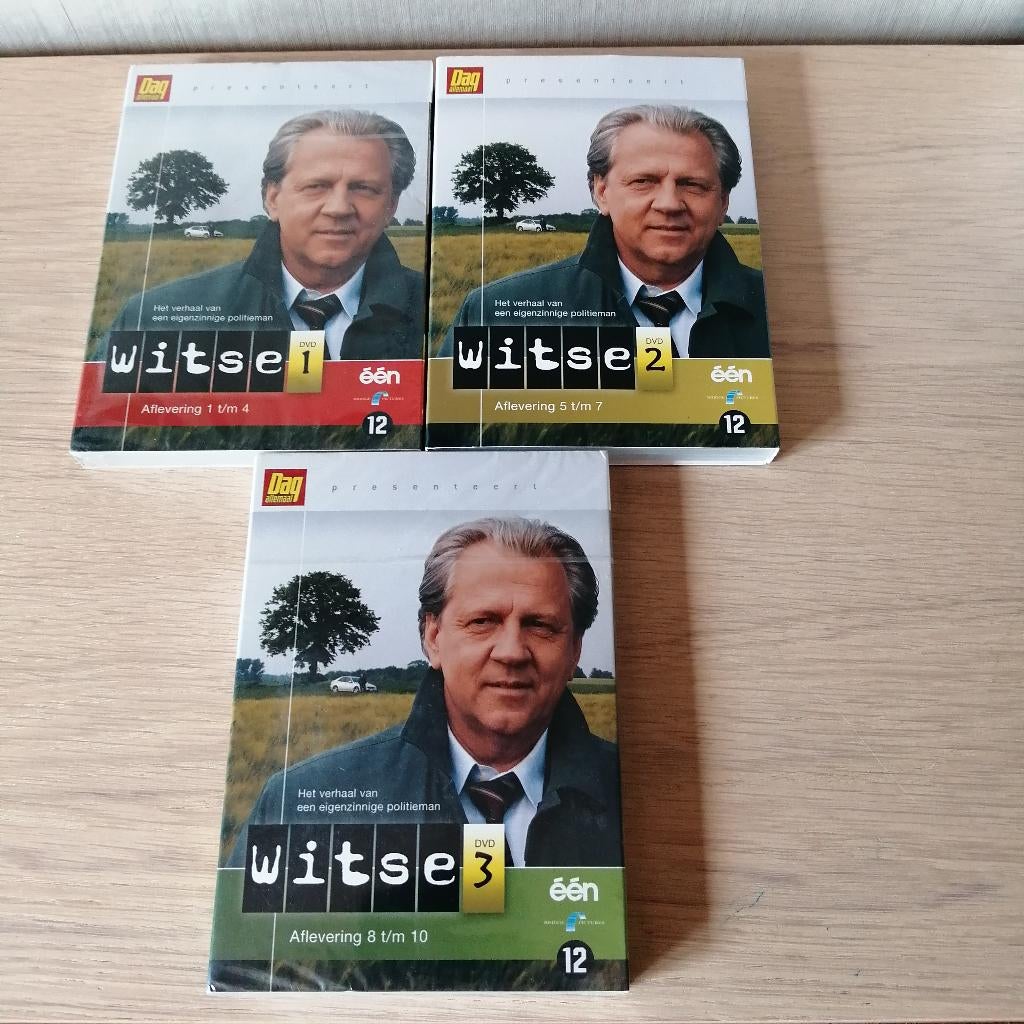 3 DVD'S Box  Witse ( 10 afleveringen) 2 verpakt., Enlèvement ou Envoi, Comme neuf