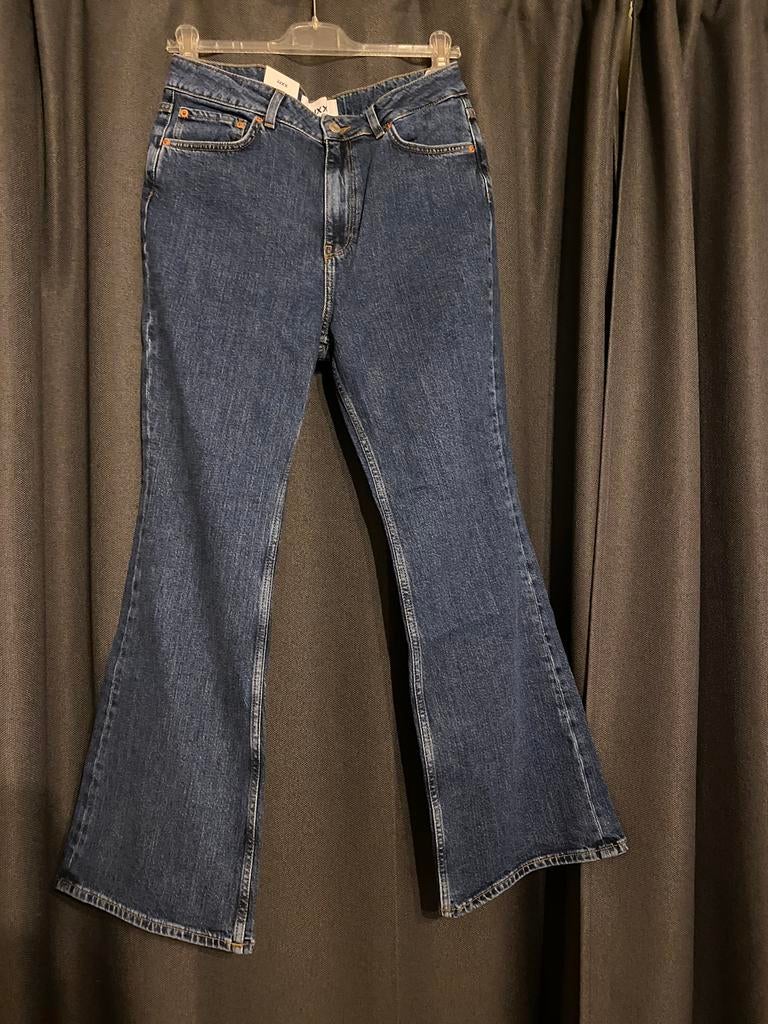 Bootcut high waist jeans, Ophalen, Blauw, Overige jeansmaten, Nieuw