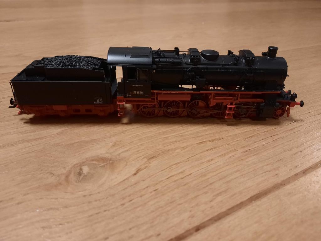 Märklin 37589 - locomotive à vapeur à tender séparé - DB, Enlèvement ou Envoi, Courant alternatif, Comme neuf, Locomotive