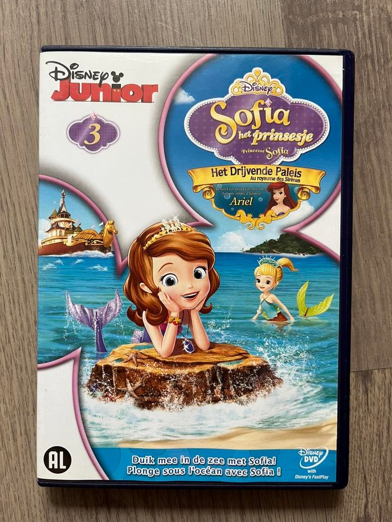 DVD - Disney Junior - Sofia het prinsesje - Ariel, Ophalen of Verzenden, Zo goed als nieuw